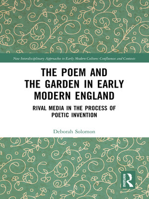 cover image of The Poem and the Garden in Early Modern England